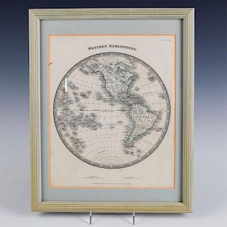 1829 MAP, WESTERN HEMISPHERE