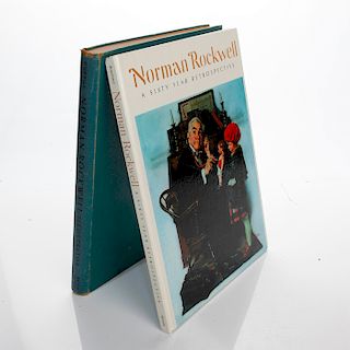 2 NORMAN ROCKWELL BOOKS, ILLUSTRATOR AND RETROSPECTIVE