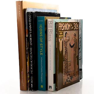 6 BOOKS, VARIOUS FASHION DESIGN AND DESIGNERS SUBJECTS