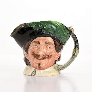 DOULTON LARGE CHARACTER JUG, THE CAVALIER WITH GOATEE