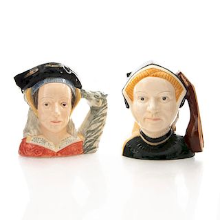 2 DOULTON LG CHARACTER JUGS, ANNE OF CLEVES, JANE SEYMOUR