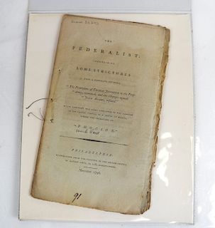 The Federalist, November 1796