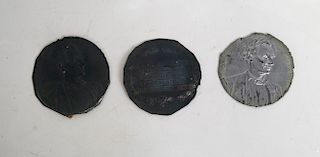 Abraham Lincoln Trio of Temperance Medals
