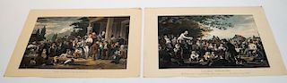 Pair of Political Colored Lithographs