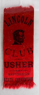 Lincoln Club Usher's Ribbon