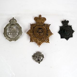 Four Mixed Metal Badges