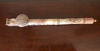 Chinese Soapstone Opium Pipe, Early 20th century