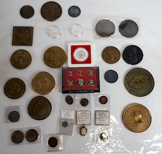Selection of American & World Medals and Coins