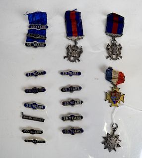 Group Temperance Pins & Medals