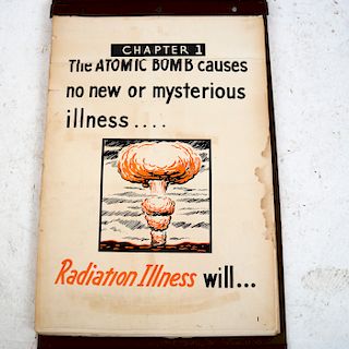 Rare Civil Defense Atomic Bomb Teaching Posters