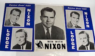 Lot of 1960 Nixon/Lodge Posters