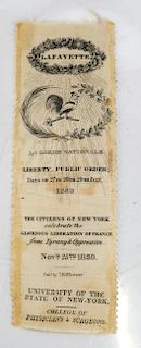Lafayette Ribbon - NY Celebrates French Liberation