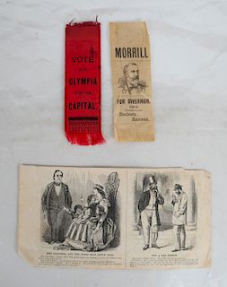 2 Local Ribbons: Olympia Capital Vote 1854, More