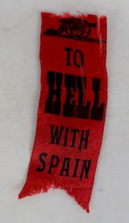 Ribbon:  To Hell With Spain