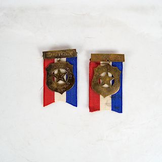 1892 Republican Convention Souvenir Badges