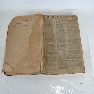 Suffolk County Gazette:1808 + 1809 Bound Editions