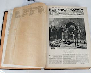 Ephemera 1896 Complete Harper's Weekly