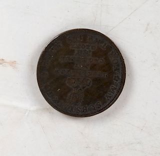 1834 Congressional Election "Hard Times" Token