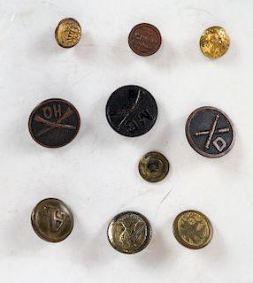 Military Clothing Button Lot