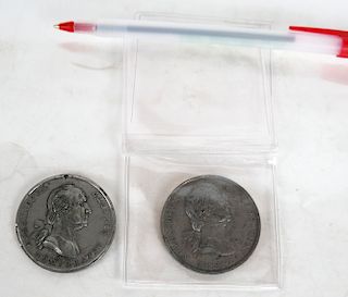 Two Temperance Medals, Circa 1840