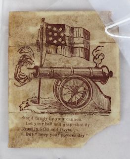 C.S.A Envelope Segment Civil War Confederacy, Jeff