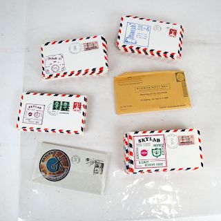 NASA SKYLAB Missions I-IV Postal Covers