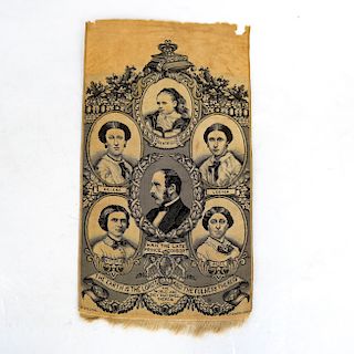 H.R.H. The Late Prince Consort - 1861 Silk Ribbon