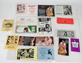 Vintage Ca. 1970s Lot of Erotic Ephemera