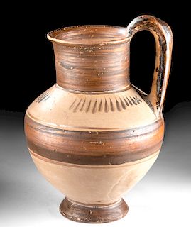 South Italic Messapian Pottery Oinochoe