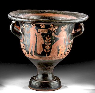 Apulian Red Figure Bell Krater, ex-Royal Athena