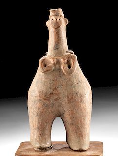 Amlash Terracotta Steatopygous Figural Vessel, TL'd