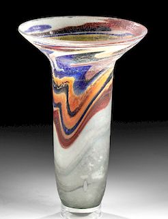 Rare 13th C. Mamluk / Ayyubid Glass Flask