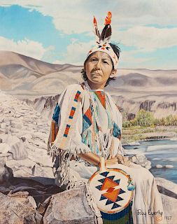 Ray Eyerly
(American, 1894-1980)
Yakima Indian Woman, 1967