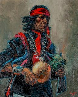 Noel Daggett 
(American, 1925- 2005)
Dance of the Hopi II