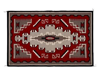 Two Navajo Weavingslargest height 46 x width 67 inches