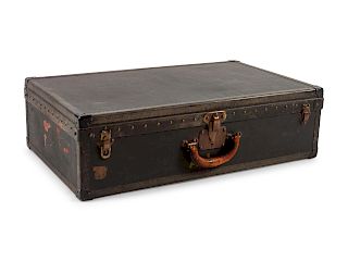 Vintage Black Louis Vuitton Suitcase