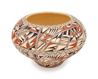 Jofern Puffer
 (Hopi/Tewa, 20th Century)
Polychrome Jar