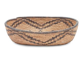 Apache Basket 
height 3 x length 11 1/2 x width 9 inches