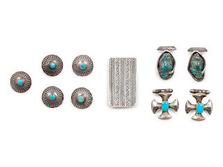 Collection of Silver and Turquoise Jewelry