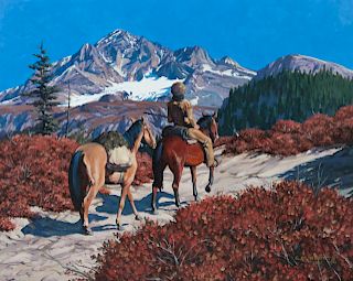 C.M. Hunt
(American, 20th Century)
Mountain Hunt 