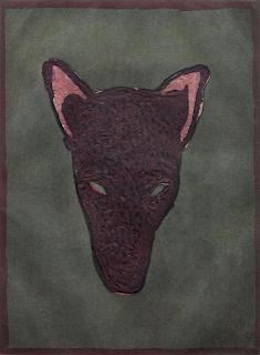 Fritz Scholder
(American, 1937-2005)
Mask of a Werewolf