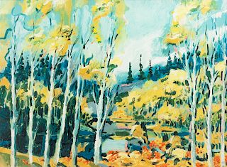 Earl Biss, Jr.
(American, 1947-1998)
Autumn in the Rockies, 1983
