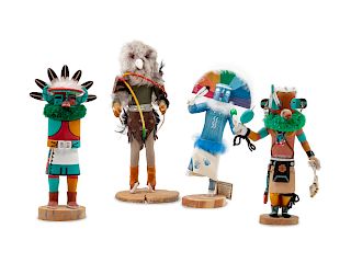 Four Contemporary Hopi Kachinas
height of tallest 16 inches