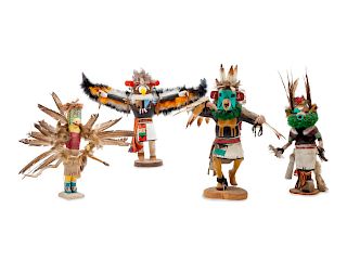Four Contemporary Hopi Eagle Dancer Kachinas
height of largest 18 inches