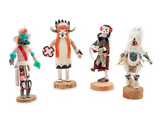 Four Contemporary Hopi Kachinas
height of the tallest 13 1/4 inches