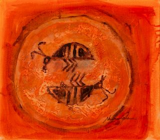 Dan Namingha
(Hopi/Tewa, b. 1950)
Hopi Drum