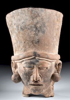 Maya Pottery Head of a Priest / Dignitary