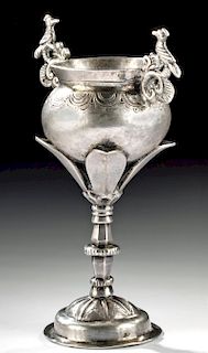 19th C. Peruvian Spanish Colonial Silver Cup, 87.4 g
