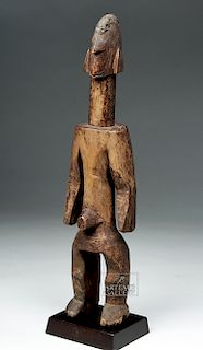 Early 20th C. African Jukun Wooden Ancestor Figure