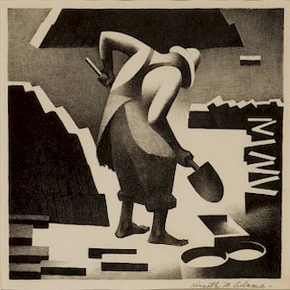 Kenneth Adams, The Brick Maker, 1931